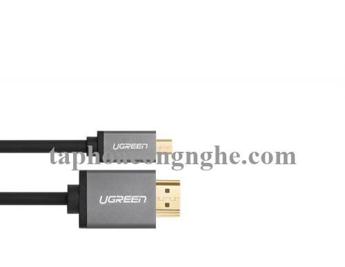 Ugreen 10143 3M màu Đen Cáp chuyển đổi Micro HDMI sang HDMI thuần đồng cao cấp HD109 30010143